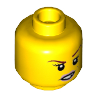 Lego hlava, žlutá (6124848)